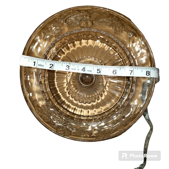 Vintage EAPG Dallzell, Gilmore & Leighton Glass 3D Fruit Cornucopia Compote - Picture 12 of 12